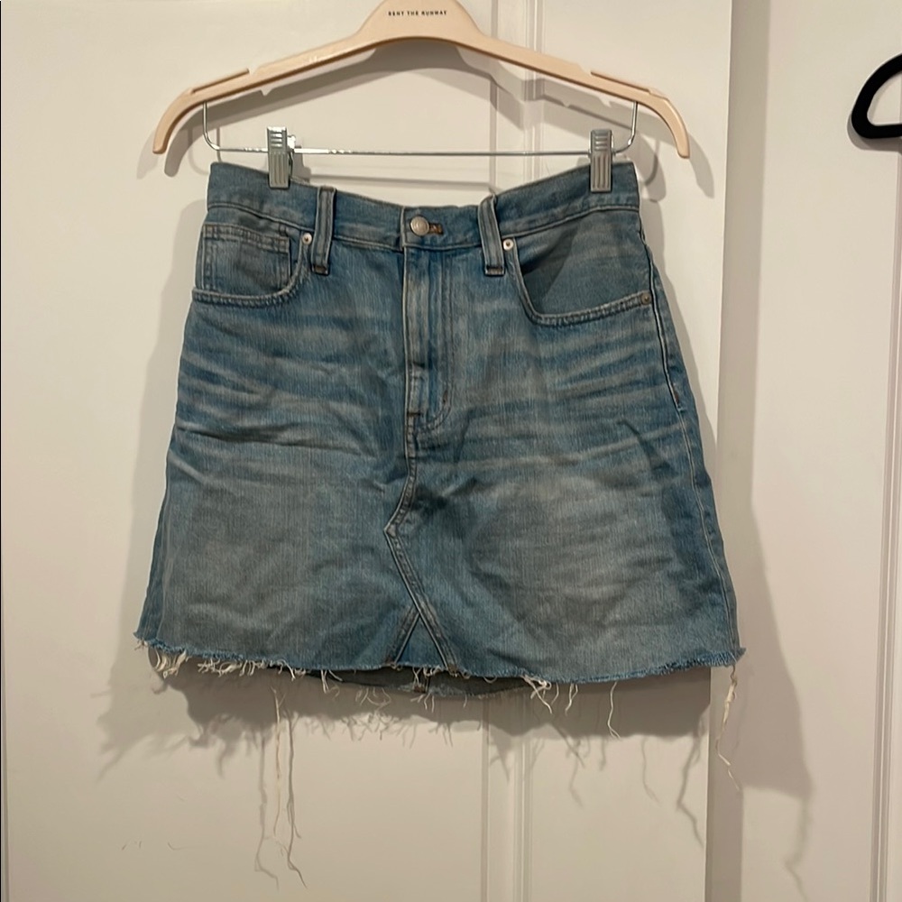 Madewell Denim Mini Skirt size 29